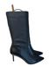 Lauren Ralph Lauren Shoe Size 8 Black Leather Calf High Heel Pointed Toe Boots Black / 8
