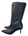 Lauren Ralph Lauren Shoe Size 8 Black Leather Calf High Heel Pointed Toe Boots Black / 8