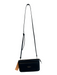 Kate Spade Black Leather Crossbody Zip Close Outer Pockets Silver hardware Bag Black / Small