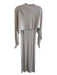Naadam Size S Beige Merino Wool Attached sweater Ankle Length high neck Dress Beige / S