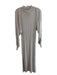 Naadam Size S Beige Merino Wool Attached sweater Ankle Length high neck Dress Beige / S