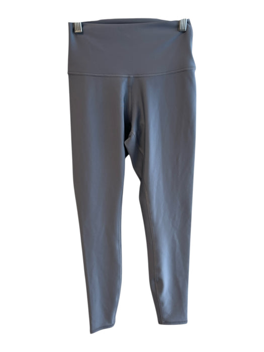 Alo Size XS Blue Gray Polyester Blend High Rise seam detail Leggings Blue Gray / XS