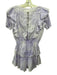 Loveshackfancy Size XS Light Purple Cotton Lace Trim Short Sleeve Dress Light Purple / XS