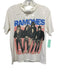 Daydreamer Size XS Cream White & Multi Cotton Graphic Short Sleeve Band Tee Top Cream White & Multi / XS