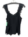 Cami NYC Size XS Black Silk Lace Detail Sleeveless V Neck Tank Top Black / XS