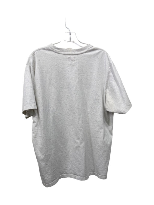 supreme Size L White Cotton Blend Dots T Shirt Men's Short Sleeve L