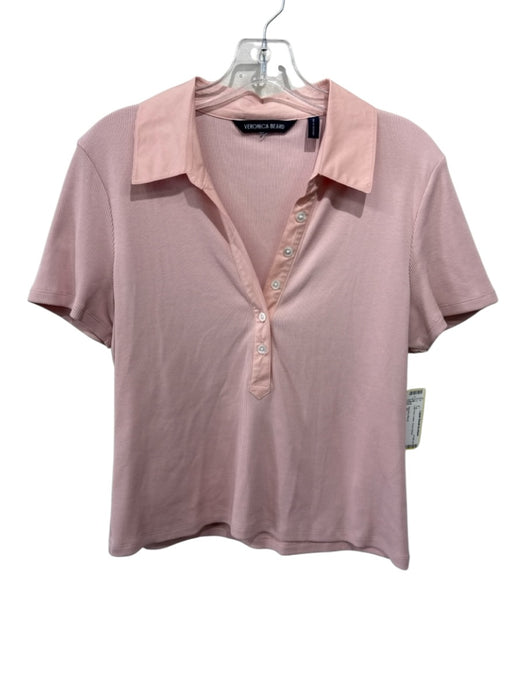 Veronica Beard Size XL Light Pink Cotton Top Light Pink / XL