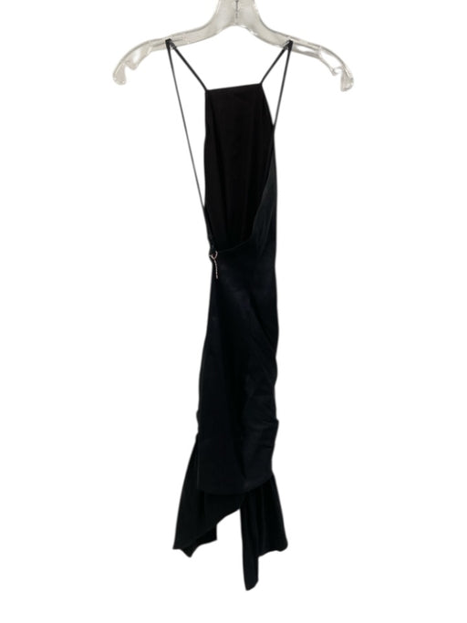 Lovers + Friends Size XS Black Polyester Blend Spaghetti Strap Pleated Dress Black / XS