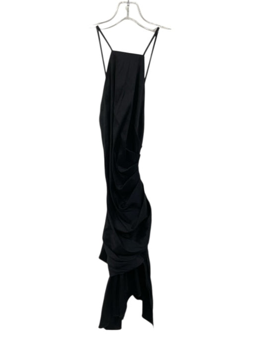 Lovers + Friends Size XS Black Polyester Blend Spaghetti Strap Pleated Dress Black / XS