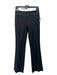 Veronica Beard Size 2 Black Viscose Blend High Rise Back Zip Pants Black / 2