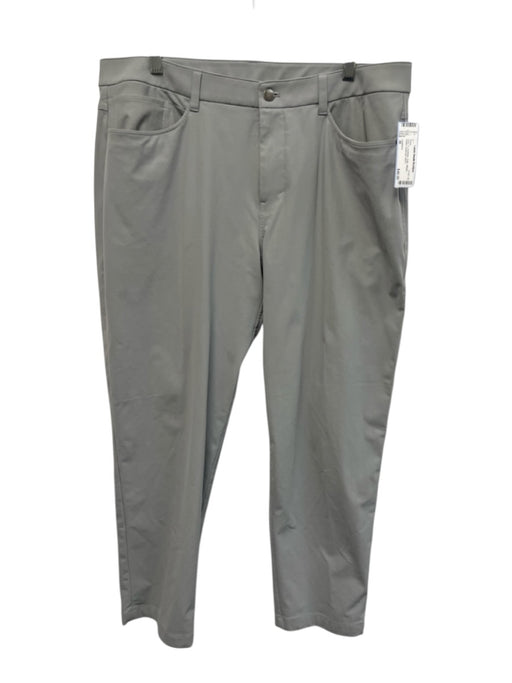 Lululemon Size 36 Gray Synthetic Solid Athletic Khakis Men's Pants Gray / 36