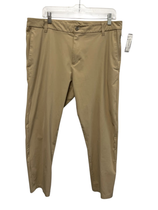 Lululemon Size 36 Beige Synthetic Solid Athletic Khakis Men's Pants Beige / 36