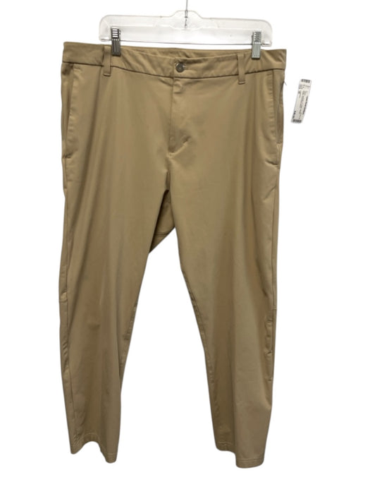 Lululemon Size 36 Beige Synthetic Solid Athletic Khakis Men's Pants Beige / 36