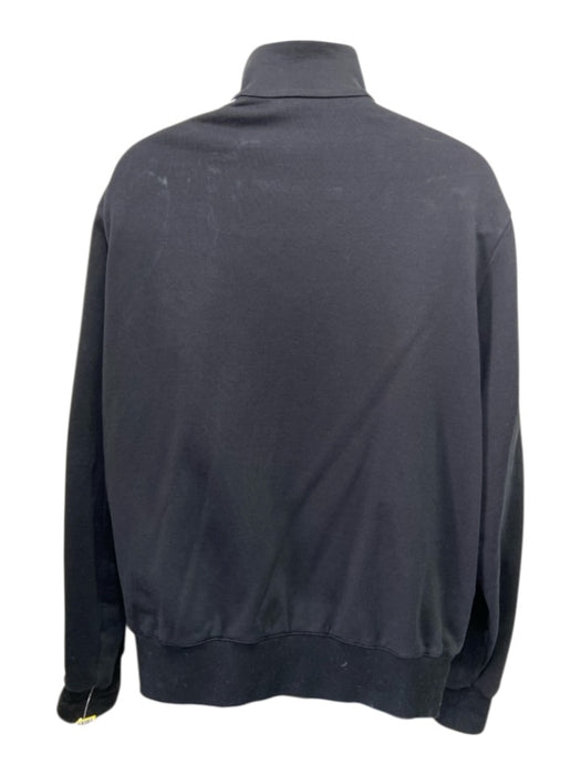 Versace Size XL Black Cotton Solid Medusa Zip Up Men's Jacket Black / XL