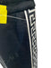 Versace Size L Black & White Cotton Solid Side Logo Sweatpant Men's Pants Black & White / L
