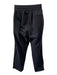 Versace Size L Black & White Cotton Solid Side Logo Sweatpant Men's Pants Black & White / L