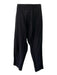 Versace Size L Black & White Cotton Solid Side Logo Sweatpant Men's Pants Black & White / L