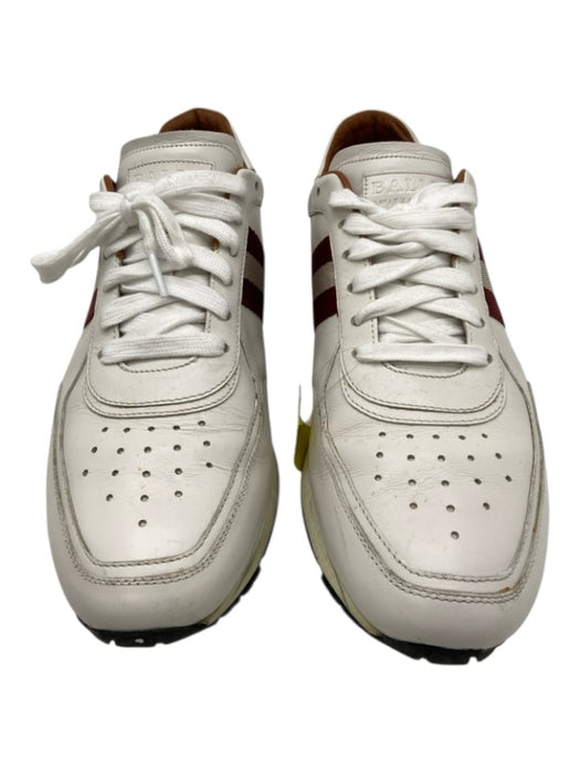 Bally Shoe Size 9 White Leather Solid Trainer Sneaker Men's Shoes White / 9
