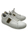 Versace Shoe Size 43 AS IS White & Gold Leather Solid Low Top Men's Shoes White & Gold / 43