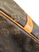 Louis Viuton AS IS Brown Leather logo Duffle Men's Bag Brown