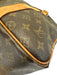 Louis Viuton AS IS Brown Leather logo Duffle Men's Bag Brown