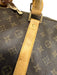 Louis Viuton AS IS Brown Leather logo Duffle Men's Bag Brown