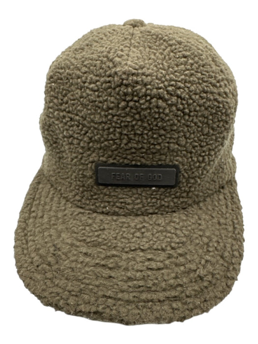 Fear Of God Olive Green Polyester Men's Hat Olive Green