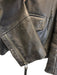 Lansky Bros Size XXL Black Leather Solid Zipper Men's Jacket Black / XXL