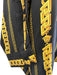 Versace Size Est L black & gold Silk Chain Detail Button Up Long Sleeve Shirt black & gold / Est L