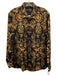 Robert Graham Size XL black & gold Cotton Abstract Button Up Long Sleeve Shirt black & gold / XL
