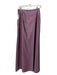 Carmen Marc Valvo Size 6 Mauve Purple Polyester & Silk Side Zip Maxi Skirt Mauve Purple / 6