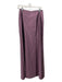 Carmen Marc Valvo Size 6 Mauve Purple Polyester & Silk Side Zip Maxi Skirt Mauve Purple / 6