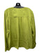 Jason Wu Size 8 Green Viscose Open Tie Front Long Sleeve Pleated Back Top Green / 8