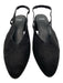 Eileen Fisher Shoe Size 9.5 Black Leather Suede Closed toe Block Heel Sandals Black / 9.5