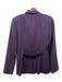 Akris Size M/L Purple Cashmere Button Up Collar Breast Pocket Jacket Purple / M/L