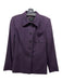 Akris Size M/L Purple Cashmere Button Up Collar Breast Pocket Jacket Purple / M/L