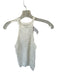 Alice + Olivia Size XS White Viscose Blend Knit High Neck Tank Top White / XS