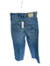 Adriano Goldschmied Size 24R Light Wash Cotton & Elastane Raw Hem Wide Leg Jeans Light Wash / 24R