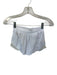 Lululemon Size 2 White Nylon & Elastane Zip Pockets Scrunch Waist Mesh Shorts White / 2