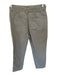 Veronica Beard Size 24 Sage Cotton Straight Leg High Rise Belt Cropped Jeans Sage / 24