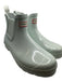 Hunter Shoe Size 7 Powder Blue Rubber Slip On Ankle Boot Rainboots Powder Blue / 7