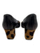 Prada Shoe Size 38.5 Black & Tan Leather & Pony Hair silver tone hardware Pumps Black & Tan / 38.5