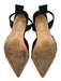 Dolce Vita Shoe Size 9 Brown Leather Upper Suede Pointed Toe Chain Link Pumps Brown / 9