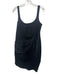 Cinq a Sept Size 12 Black Polyester Blend Sleeveless Bow Detail Satin Trim Dress Black / 12