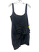 Cinq a Sept Size 12 Black Polyester Blend Sleeveless Bow Detail Satin Trim Dress Black / 12