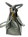 Chloe Seafoam Green Grained Leather Gold hardware Rolled Handles Zip Top Bag Seafoam Green / L