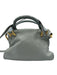 Chloe Seafoam Green Grained Leather Gold hardware Rolled Handles Zip Top Bag Seafoam Green / L