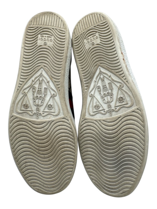 Gucci Shoe Size 40.5 Beige, Red, Blue Coated Canvas Low Top Guccissima Sneakers Beige, Red, Blue / 40.5