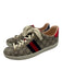 Gucci Shoe Size 40.5 Beige, Red, Blue Coated Canvas Low Top Guccissima Sneakers Beige, Red, Blue / 40.5