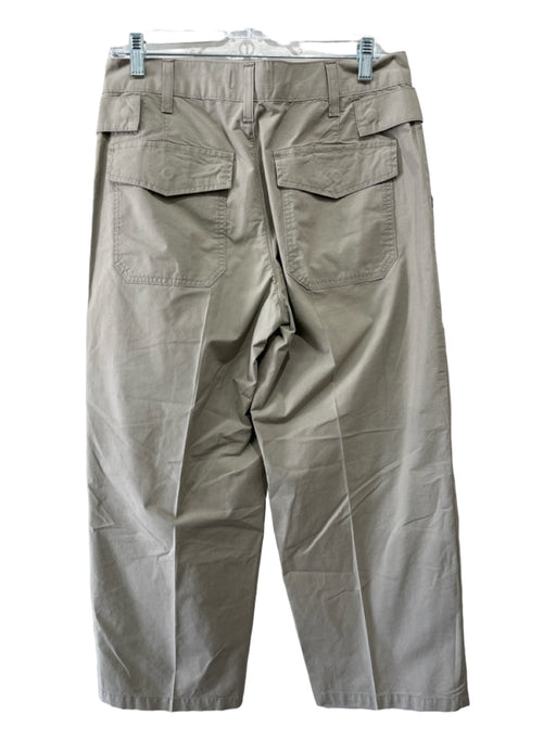 Agolde Size 28 Taupe Beige Cotton Cargo Straight Wide Pants Taupe Beige / 28
